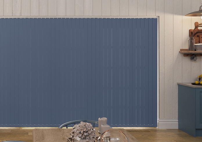 Trinity (Blackout), Prussian Blue - Vertical Blind - Image 6